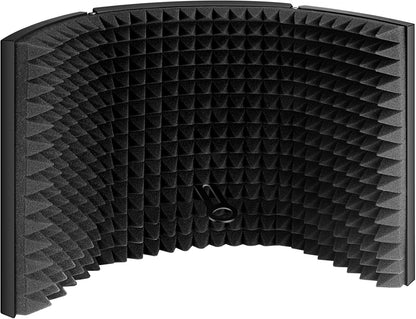 Professional Studio Recording Microphone Isolation Shield,Suitable for Blue Yeti and Any Condenser Microphone Recording Equipment（Ao-403）