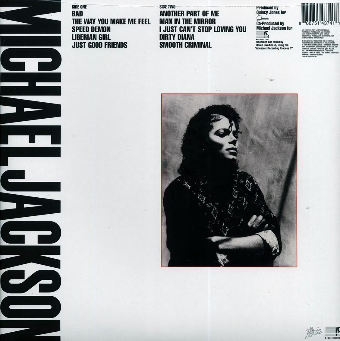 Michael Jackson - Bad - Music & Performance - Vinyl