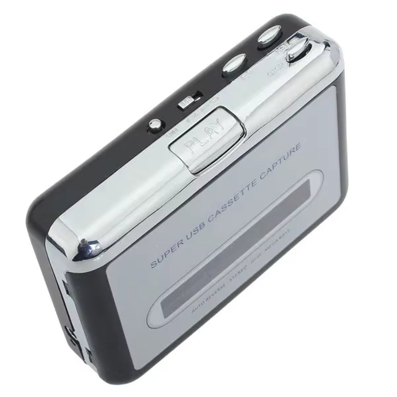12V Classic USB Cassette Player Cassette to MP3 Converter Capture Audio Music Player Cassette Recorders Convert Music 10W